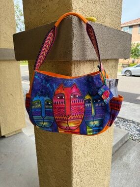 Three Amigos Laurel Burch Medium Canvas Tote Bag